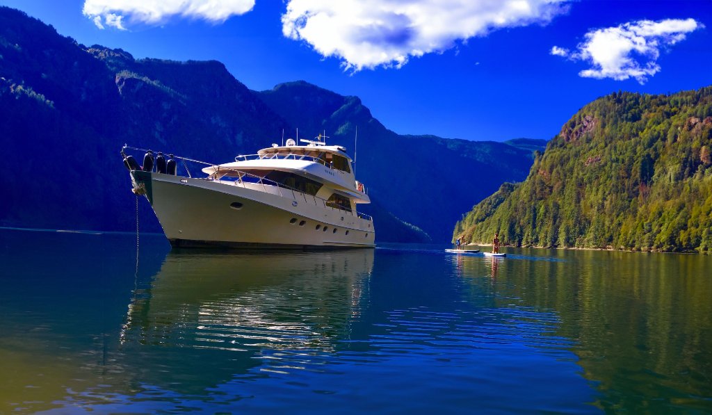 TOYBOX II at anchor — Desolation Sound