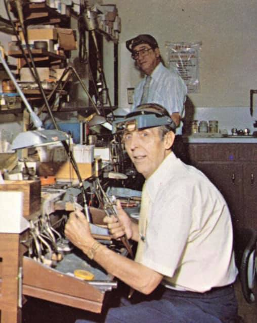 Guido Morana at his workbench