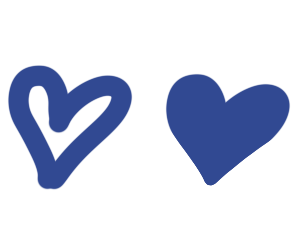 Cœur bleu