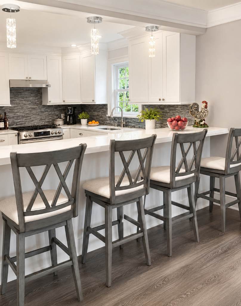Modern fully equipped kitchen