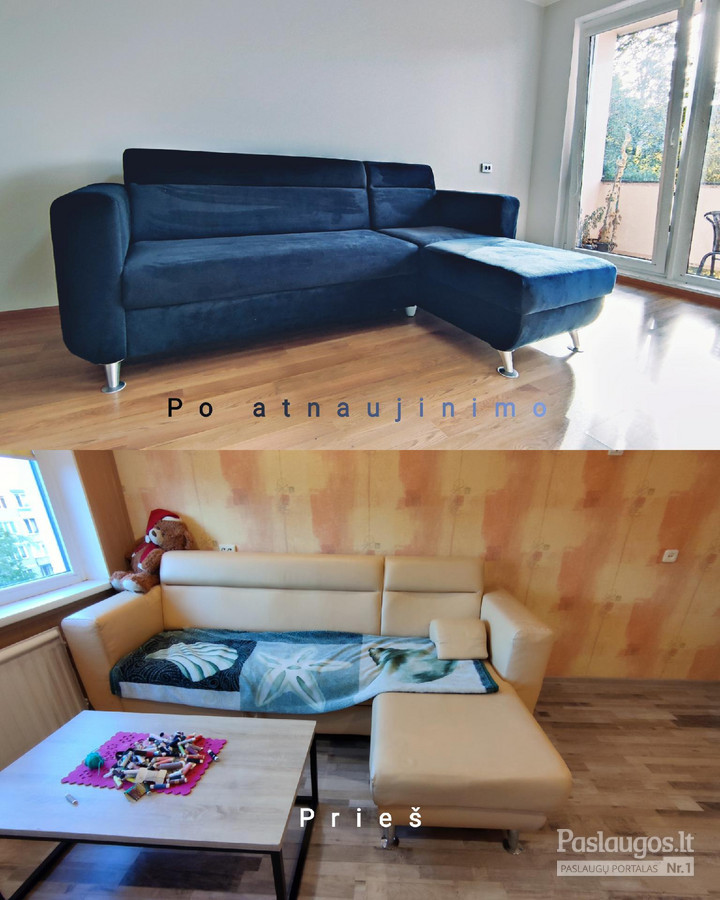 Prieš ir po – baldų transformacija