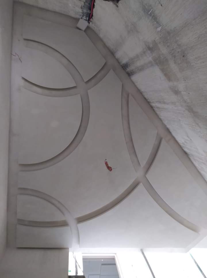 Geometric Ceiling Art