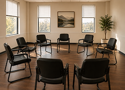 Group therapy room