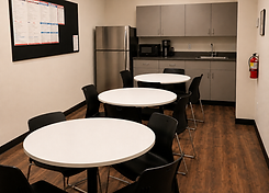 Communal kitchen area