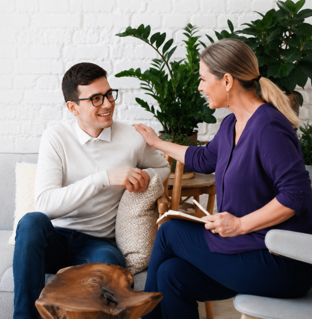 Compassionate one-on-one therapy session at Agape Treatment Center