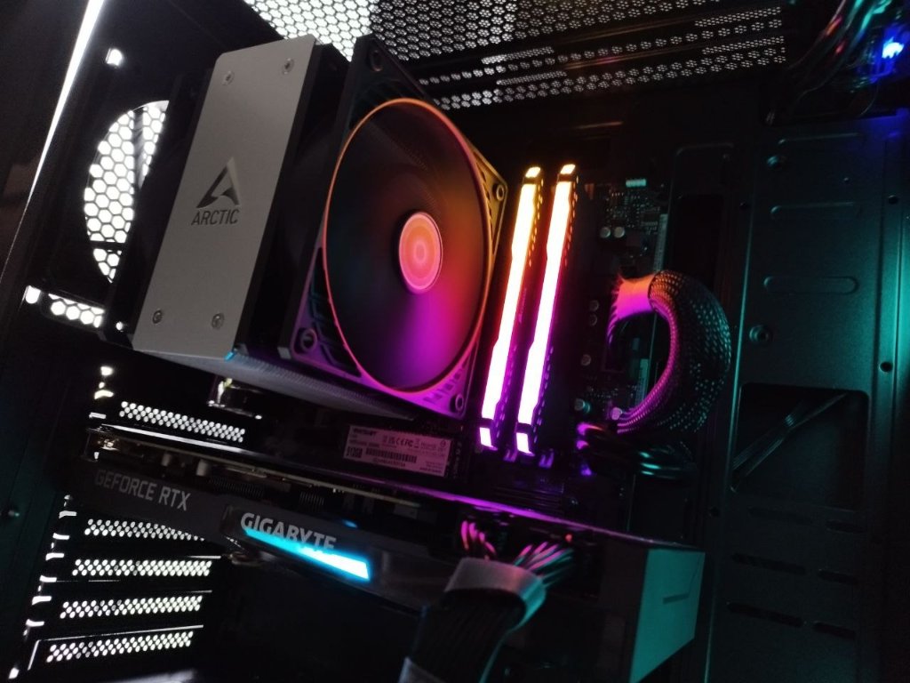 RGB Fans Close-up