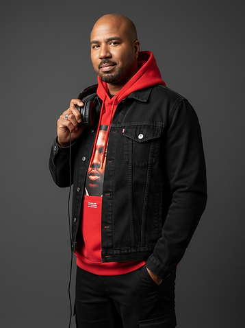 DJ D.Hood in studio