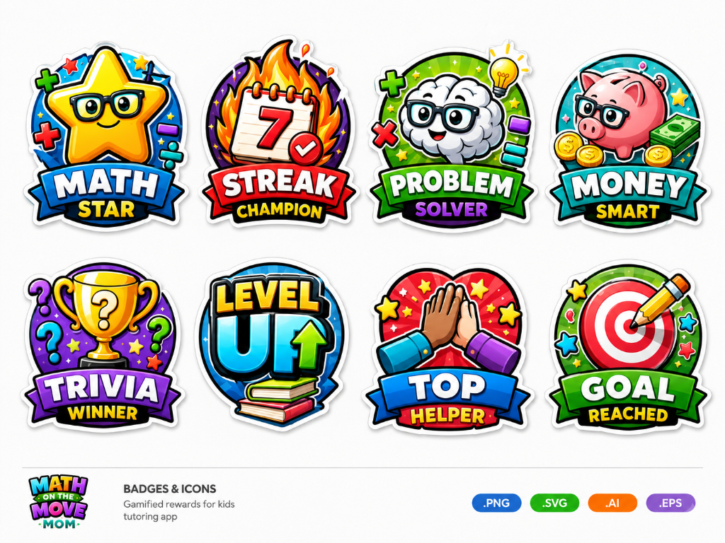 Gamified reward badges