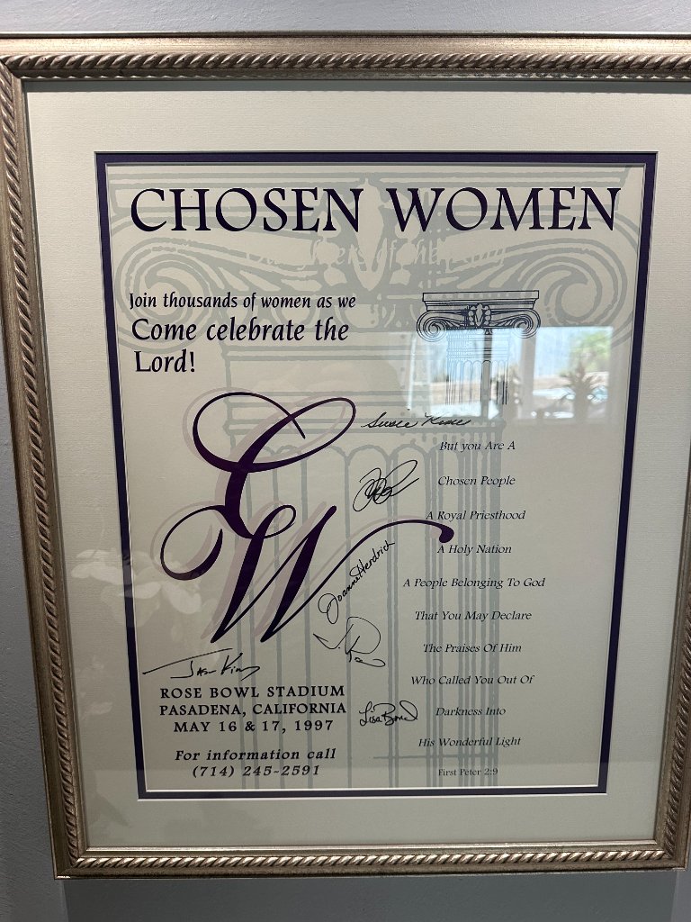 Chosen Women Rose Bowl Program — Signed