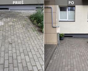Trinkelių valymas – prieš ir po