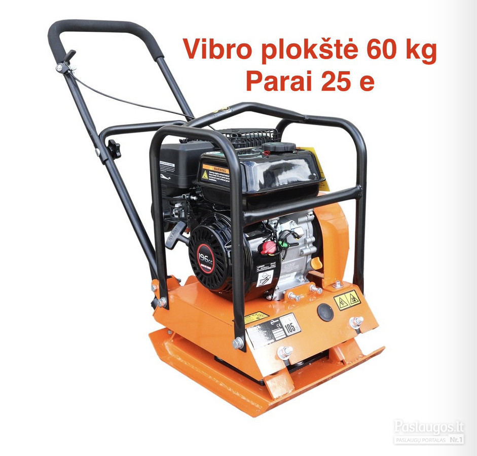 Vibro plokštė 60 kg