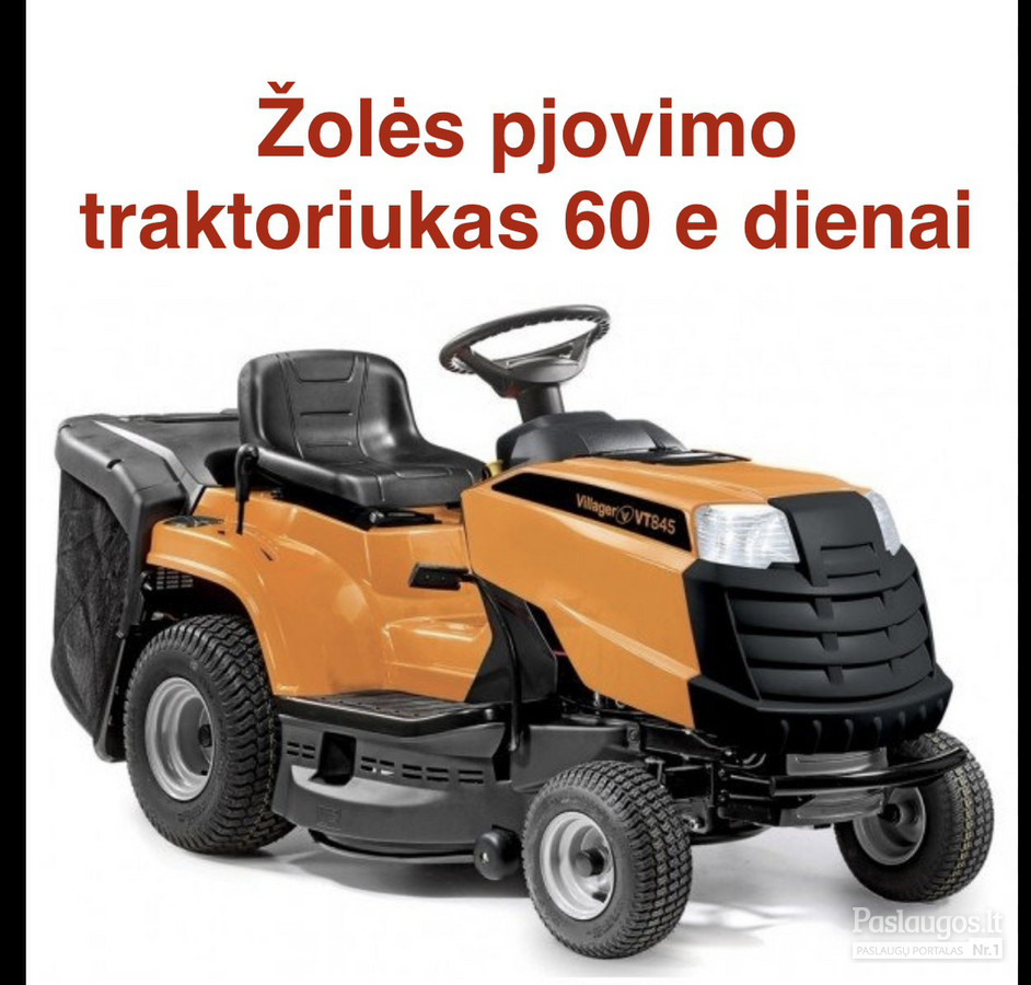 Žolės pjovimo traktoriukas Villager