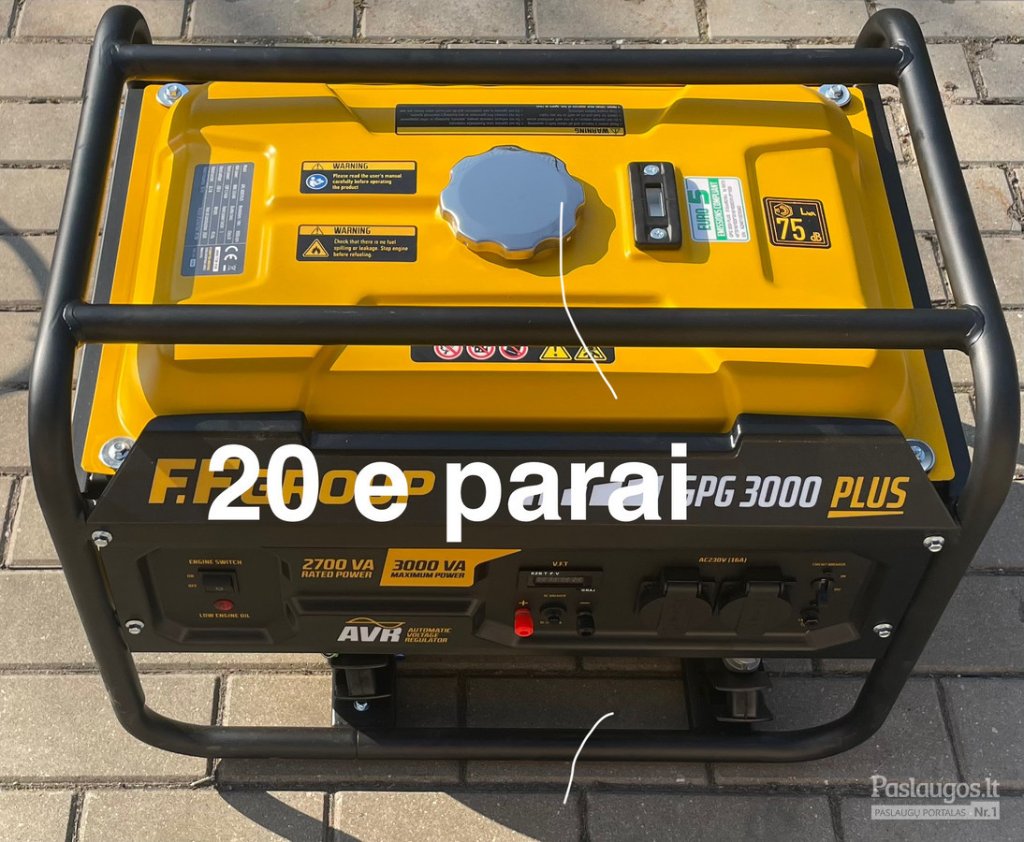 Generatorius GPG 3000 Plus