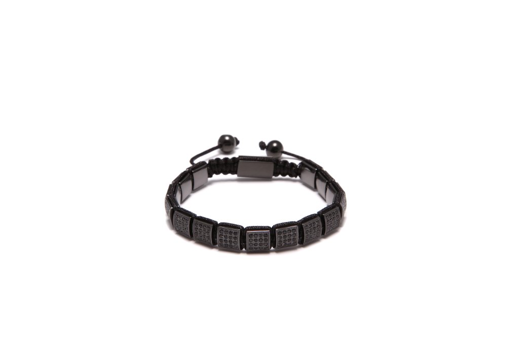Obsidian noir bracelet