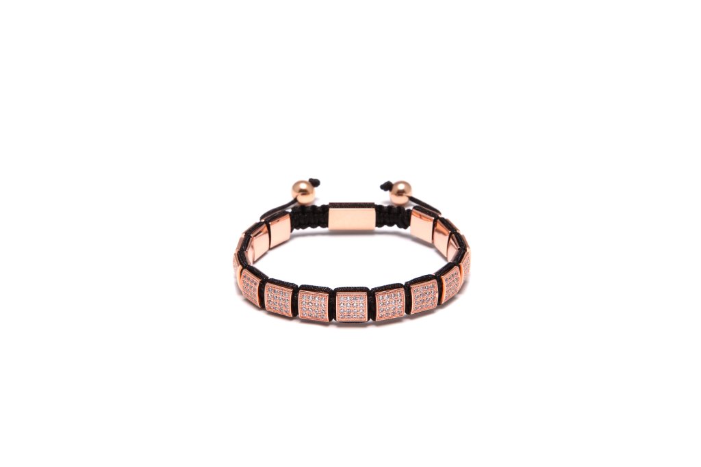 Rose gold pavé bracelet