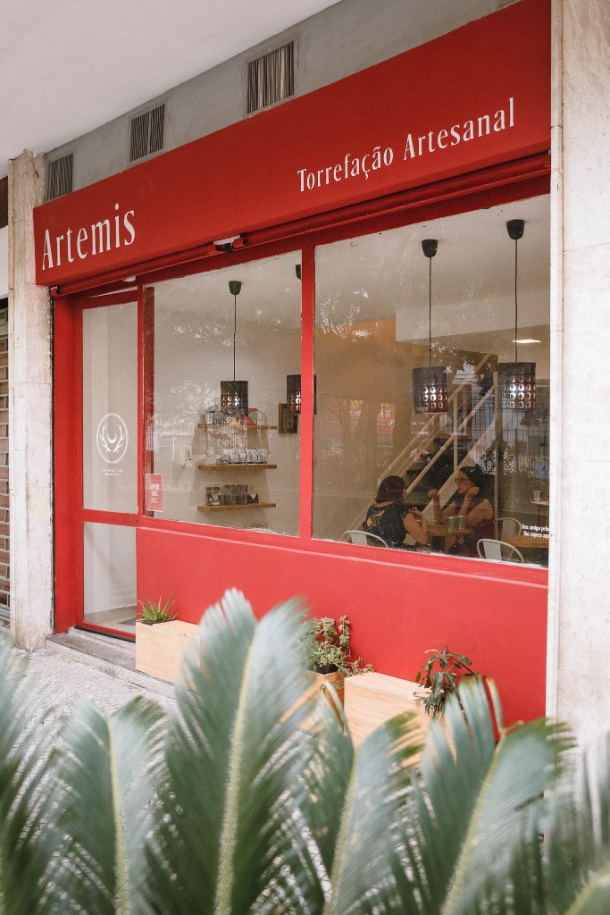 Fachada da Artemis Torrefação Artesanal na Tijuca, Rio de Janeiro