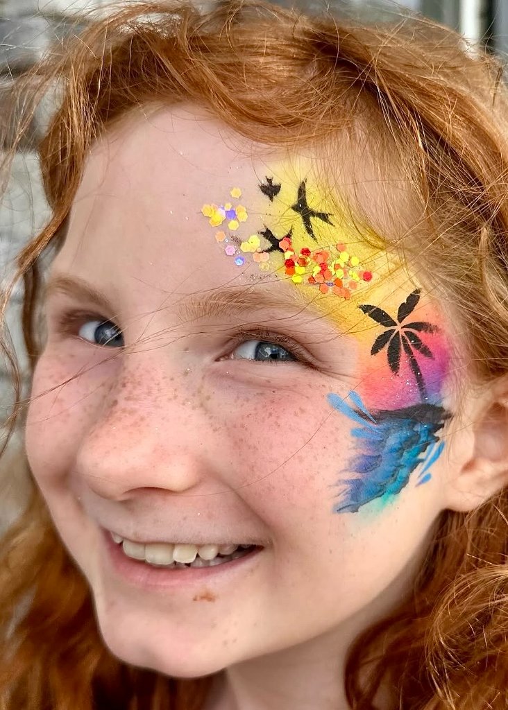 Face painting example 6