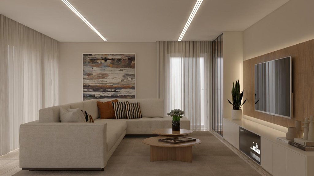 Iluminação elegante e ambiente premium