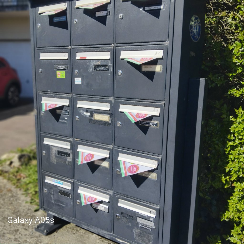 Distribution terrain — boîtes aux lettres résidentielles