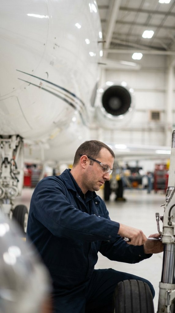 Mechanic at work