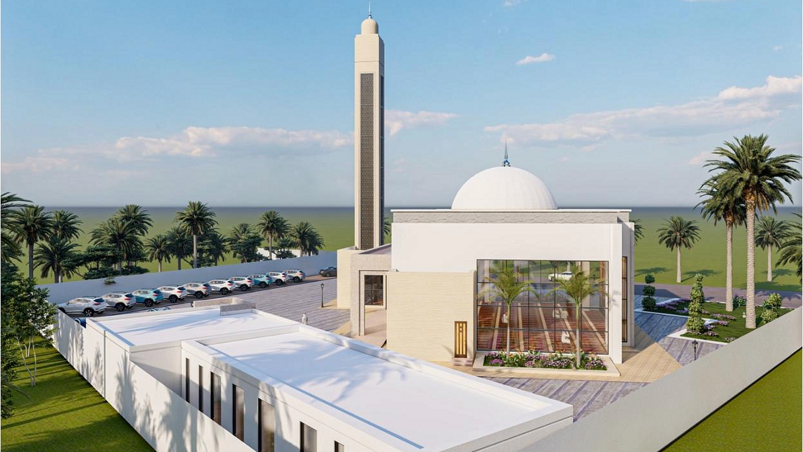 Al Aweer Mosque Project view 3