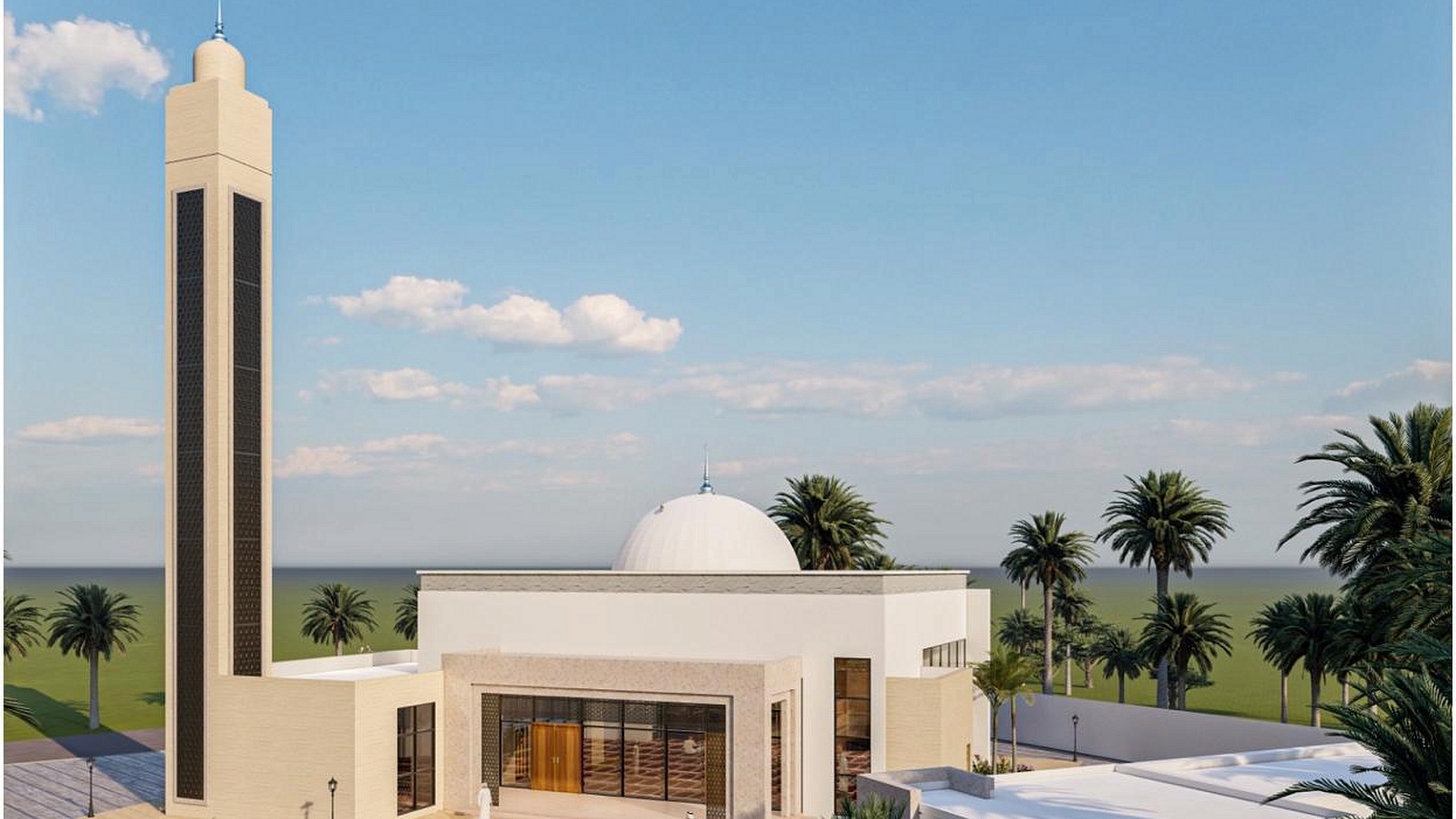 Al Aweer Mosque Project view 2