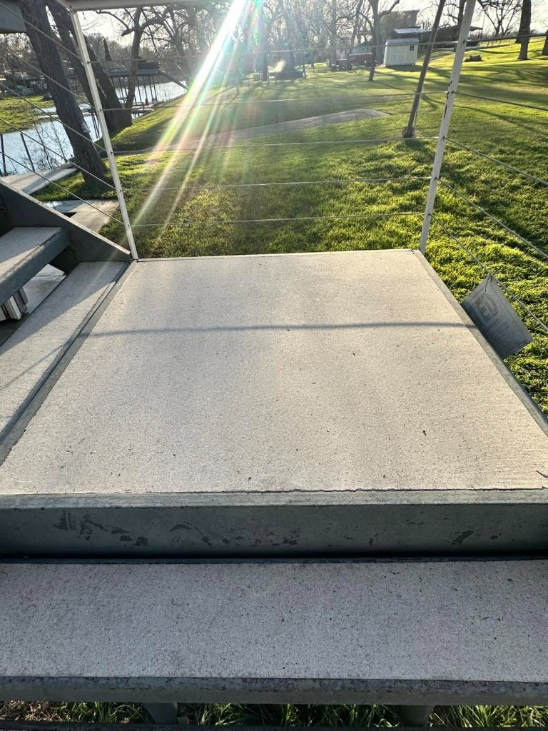 Concrete Restoration after cleaning