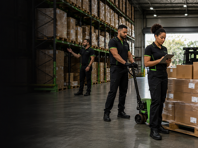 Equipe da Brasmob em operação de apoio logístico