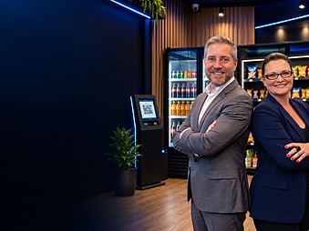 Refrigeradores abastecidos da EasyGo Market 24h