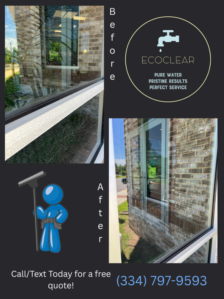 Before and after Hard Water Removal at Southeast Alabama by EcoClear Dothan