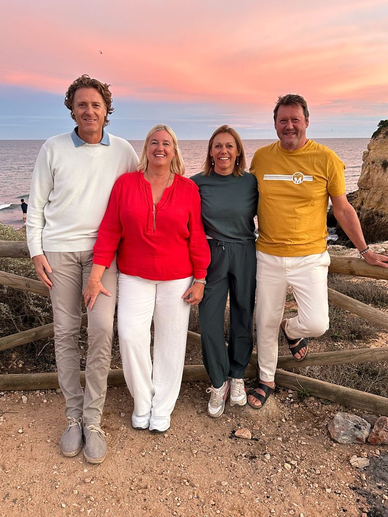 Sabine en Dick aan de Portugese kust