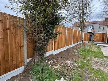 The Boundary — Close-board Fence · Concrete Posts by Rubin Constructions Ltd