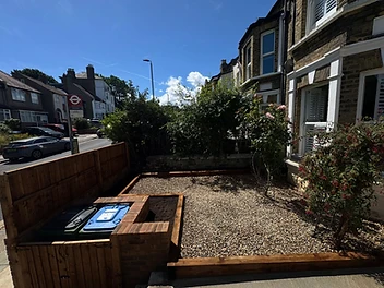 The Frontage — Bin Storage · Sleepers · Shingle by Rubin Constructions Ltd