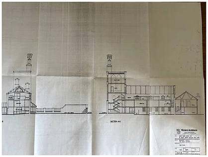 Architectural drawing: Belmont Works — Nightclub & Wine Bar — Best Bar None Ltd, Swindon, dated 1995.