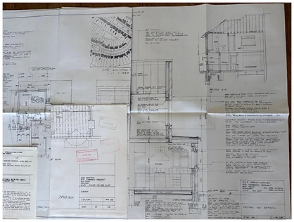 Architectural drawing: Sections for Approval — Old Town, Swindon, dated 1994.