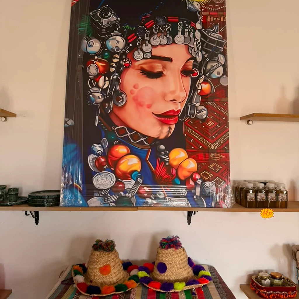 Artisanat berbère réalisé par la coopérative
