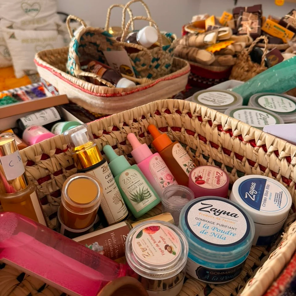Cosmétiques naturels de la Coopérative Zayna