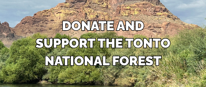 Donate and support the Tonto National Forest