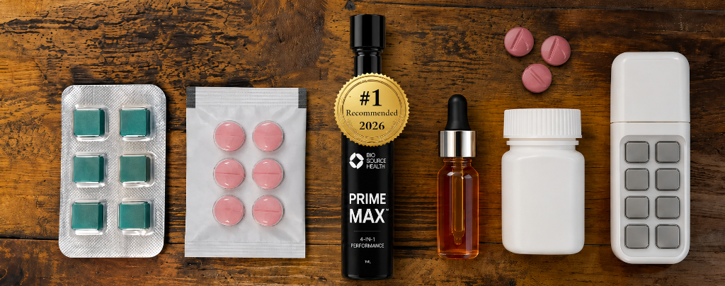 Prime Max by BioSource shown alongside competing ED treatments