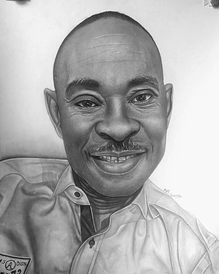 A warm portrait of an older gentleman, his smile and weathered features telling stories of a life well-lived.