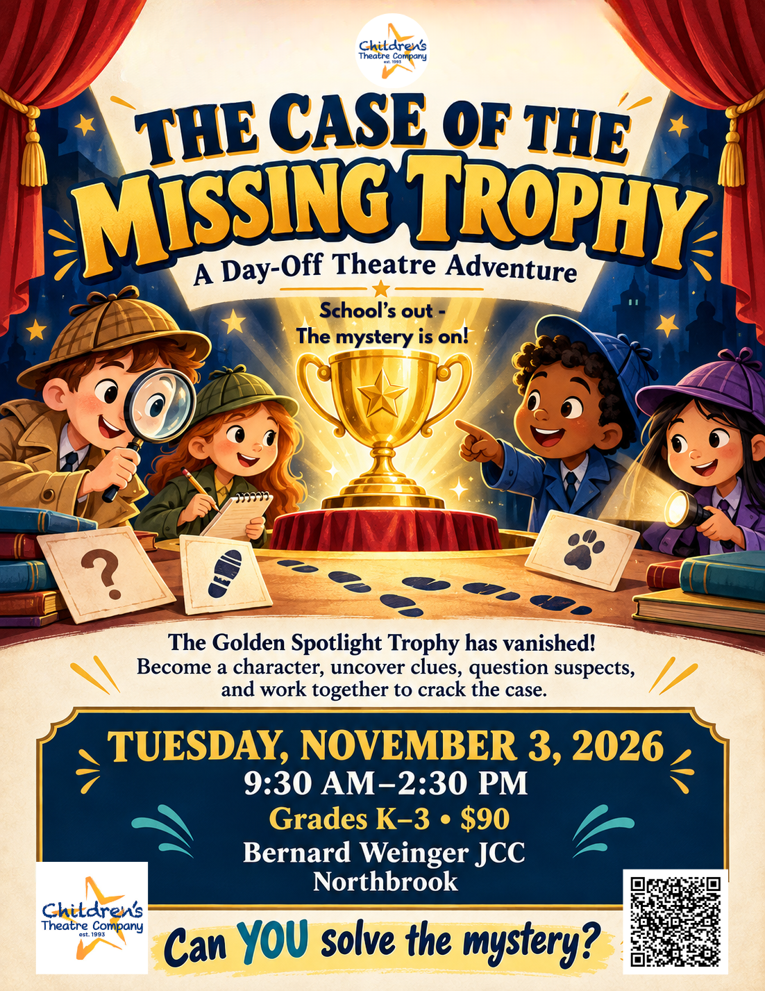 The Case of the Missing Trophy flyer
