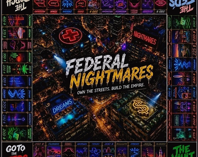 Federal Nightmares game board