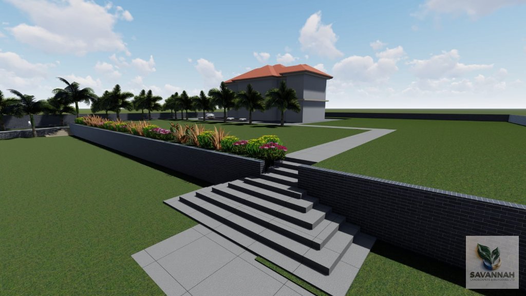 Slope Retaining Wall