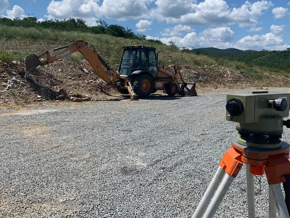 Acompanhamento de terraplanagem