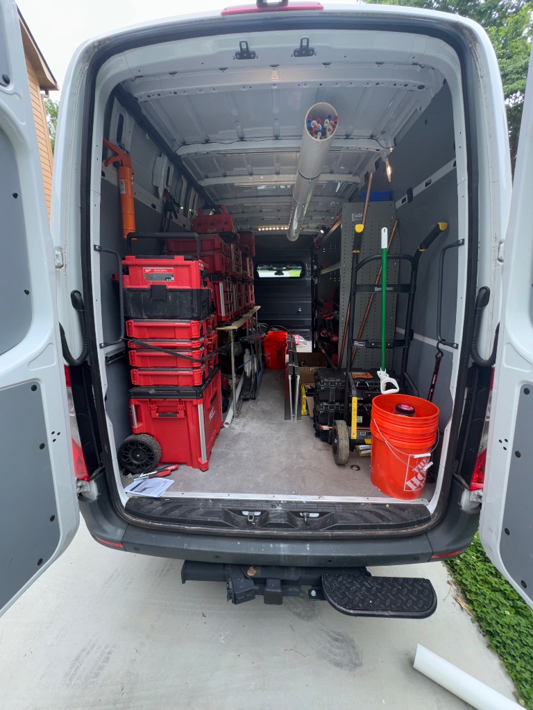 Professional plumbing tools and equipment