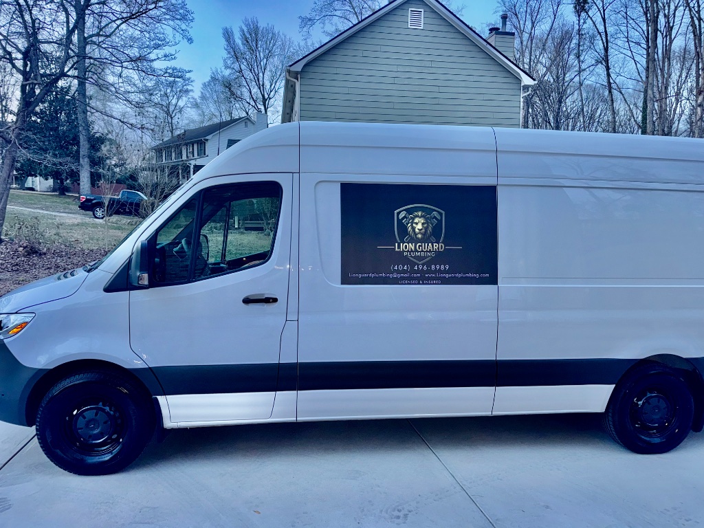 Lion Guard Plumbing service van