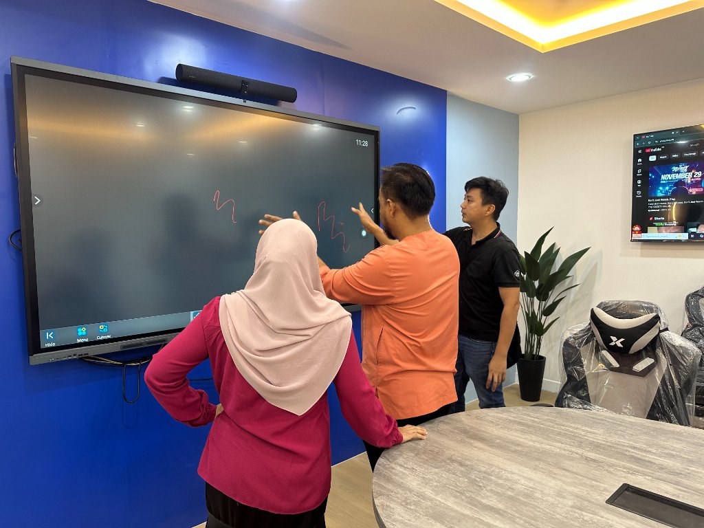 Whiteboard annotation session