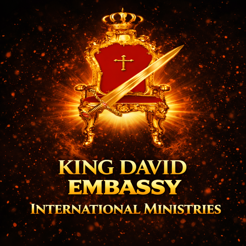 King David Embassy — throne, sword, and crown