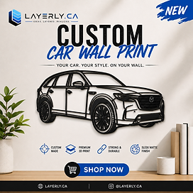 Custom Car Wall Print