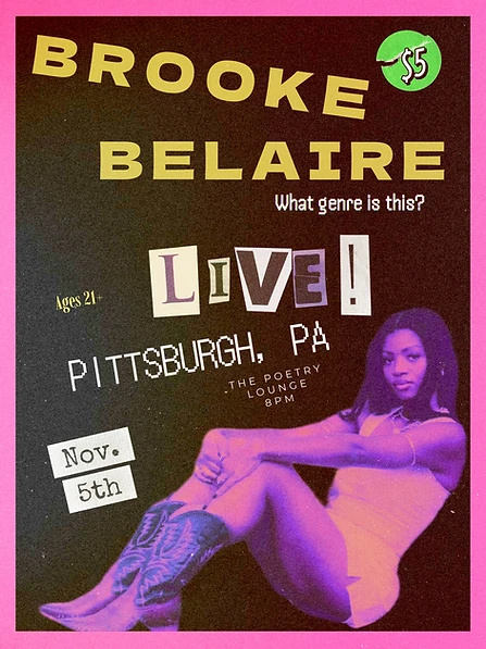 Debut concert poster